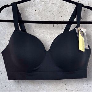 TrueKind Supportive Comfort Wireless Shaping Bra Size 2XL Black 10210 NWT